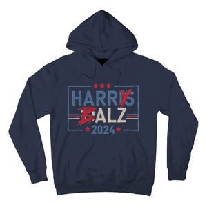 Harris Walz 24 Harry Balz 2024 Meme Democratics Vote Tall Hoodie