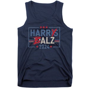 Harris Walz 24 Harry Balz 2024 Meme Democratics Vote Tank Top