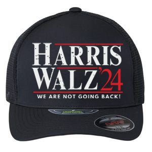 Harris Walz 2024 We Are Not Going Back Flexfit Unipanel Trucker Cap