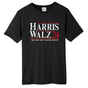 Harris Walz 2024 We Are Not Going Back Tall Fusion ChromaSoft Performance T-Shirt