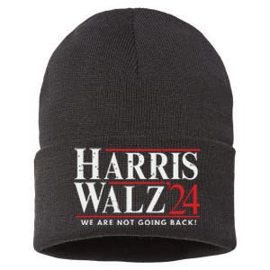 Harris Walz 2024 We Are Not Going Back Sustainable Knit Beanie