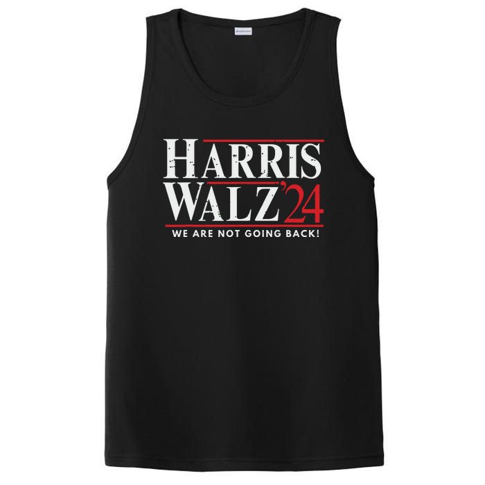 Harris Walz 2024 We Are Not Going Back PosiCharge Competitor Tank