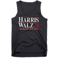 Harris Walz 2024 We Are Not Going Back Tank Top