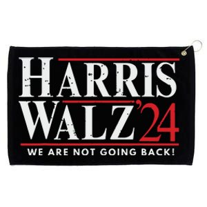 Harris Walz 2024 We Are Not Going Back Grommeted Golf Towel