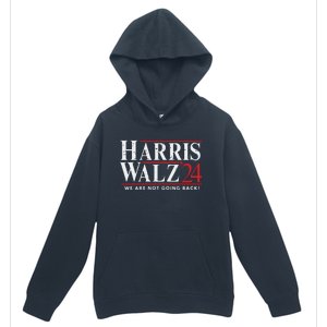 Harris Walz 2024 We Are Not Going Back Urban Pullover Hoodie