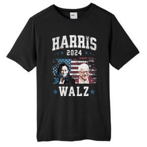 Harris Walz 2024 U.S.A. Presidential Ticket Walz Tall Fusion ChromaSoft Performance T-Shirt