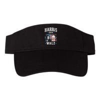 Harris Walz 2024 U.S.A. Presidential Ticket Walz Valucap Bio-Washed Visor