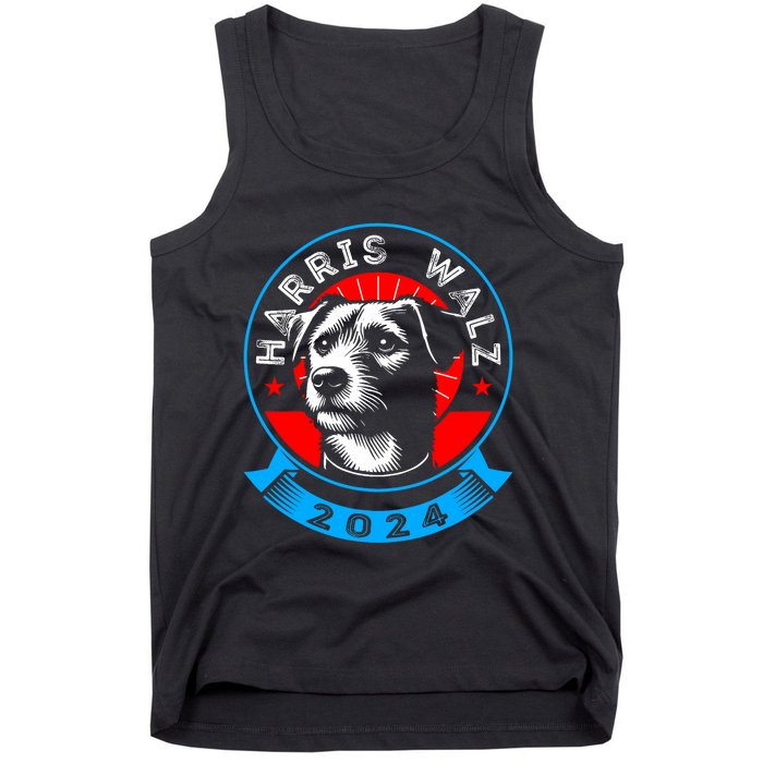 Harris Walz 2024 Funny Dog Election Kamala Harris Tim Walz Tank Top