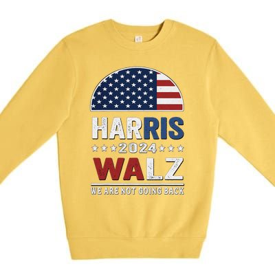 Harris Waltz 2024 Election Kamala Haris Tim Waltz 2024 Premium Crewneck Sweatshirt