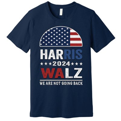 Harris Waltz 2024 Election Kamala Haris Tim Waltz 2024 Premium T-Shirt