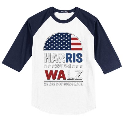 Harris Waltz 2024 Election Kamala Haris Tim Waltz 2024 Baseball Sleeve Shirt