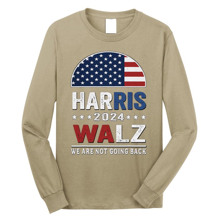 Harris Waltz 2024 Election Kamala Haris Tim Waltz 2024 Long Sleeve Shirt