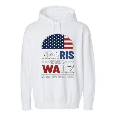 Harris Waltz 2024 Election Kamala Haris Tim Waltz 2024 Garment-Dyed Fleece Hoodie