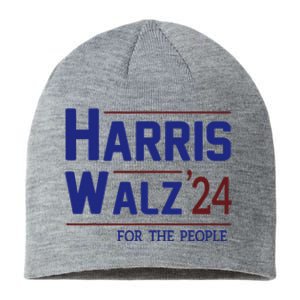 Harris Walz 2024 President American Flag Kamala Harris Waltz Sustainable Beanie