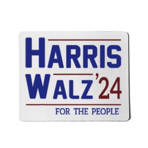 Harris Walz 2024 President American Flag Kamala Harris Waltz Mousepad