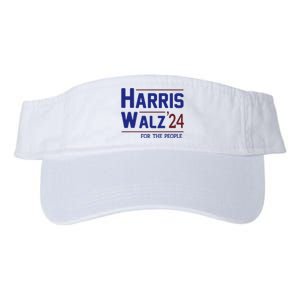 Harris Walz 2024 President American Flag Kamala Harris Waltz Valucap Bio-Washed Visor