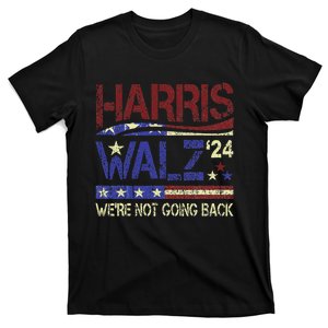 Harris Walz 2024 Kamala Harris 2024 Tim Walz 2024 Usa Flag T-Shirt