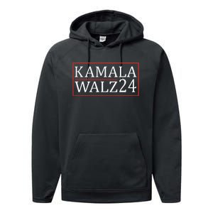 Harris Waltz 2024 Kamala Harris Tim Waltz 2024 Performance Fleece Hoodie