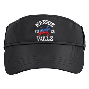 Harris Walz 2024 Election Kamala Harris Tim Waltz 2024 Adult Drive Performance Visor