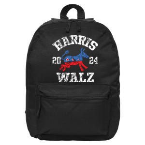 Harris Walz 2024 Election Kamala Harris Tim Waltz 2024 16 in Basic Backpack