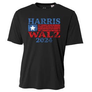 Harris Walz 2024 Election Kamala Harris Tim Waltz 2024 Cooling Performance Crew T-Shirt