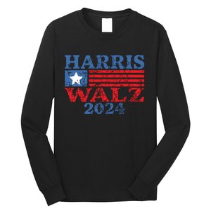 Harris Walz 2024 Election Kamala Harris Tim Waltz 2024 Long Sleeve Shirt