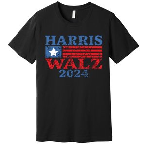 Harris Walz 2024 Election Kamala Harris Tim Waltz 2024 Premium T-Shirt