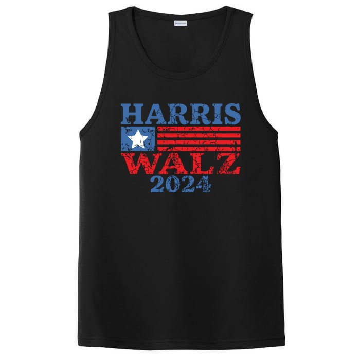 Harris Walz 2024 Election Kamala Harris Tim Waltz 2024 PosiCharge Competitor Tank