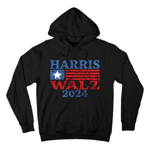 Harris Walz 2024 Election Kamala Harris Tim Waltz 2024 Tall Hoodie