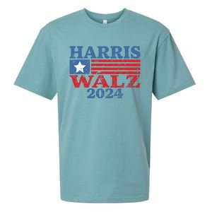 Harris Walz 2024 Election Kamala Harris Tim Waltz 2024 Sueded Cloud Jersey T-Shirt