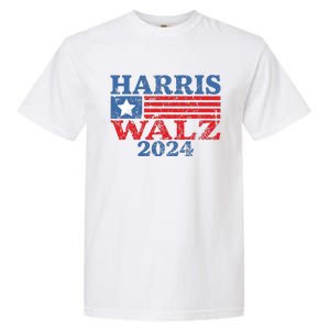 Harris Walz 2024 Election Kamala Harris Tim Waltz 2024 Garment-Dyed Heavyweight T-Shirt