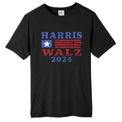 Harris Waltz 2024 Election Kamala Harris Tim Waltz 2024 Tall Fusion ChromaSoft Performance T-Shirt