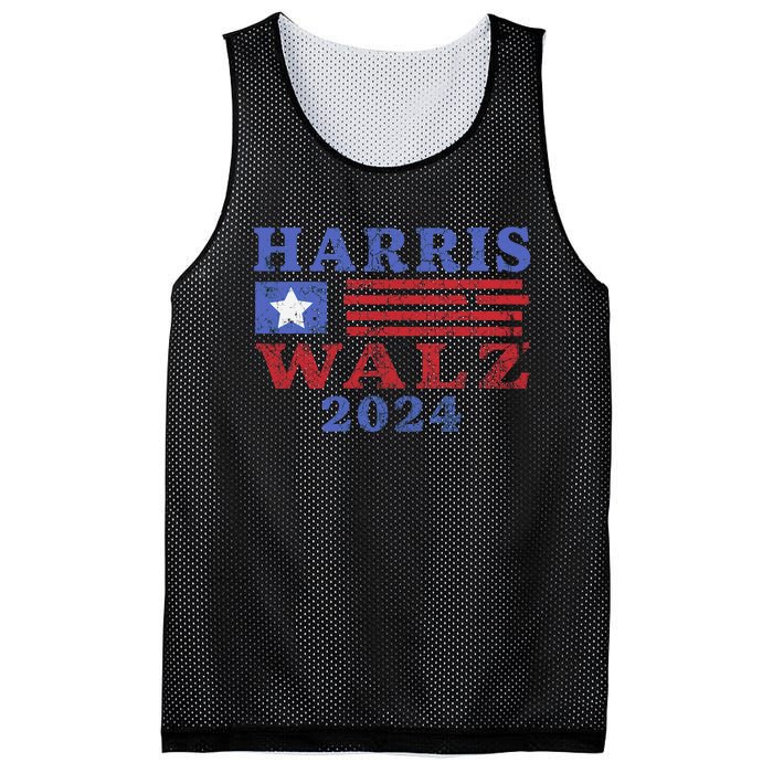 Harris Waltz 2024 Election Kamala Harris Tim Waltz 2024 Mesh Reversible Basketball Jersey Tank