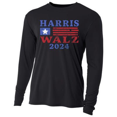 Harris Waltz 2024 Election Kamala Harris Tim Waltz 2024 Cooling Performance Long Sleeve Crew