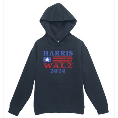 Harris Waltz 2024 Election Kamala Harris Tim Waltz 2024 Urban Pullover Hoodie