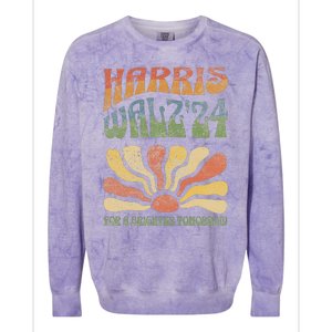 Harris Waltz 2024 Election Kamala Harris Tim Waltz 2024 Colorblast Crewneck Sweatshirt