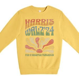 Harris Waltz 2024 Election Kamala Harris Tim Waltz 2024 Premium Crewneck Sweatshirt