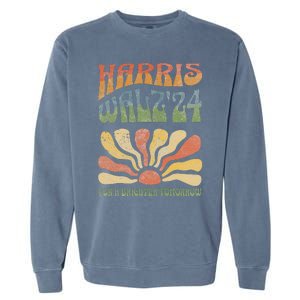 Harris Waltz 2024 Election Kamala Harris Tim Waltz 2024 Garment-Dyed Sweatshirt