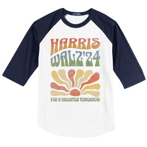 Harris Waltz 2024 Election Kamala Harris Tim Waltz 2024 Baseball Sleeve Shirt