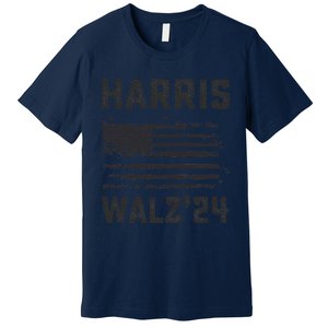 Harris Waltz 2024 Election Kamala Harris Tim Waltz 2024 Premium T-Shirt