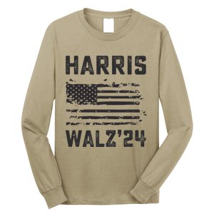 Harris Waltz 2024 Election Kamala Harris Tim Waltz 2024 Long Sleeve Shirt