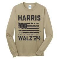 Harris Waltz 2024 Election Kamala Harris Tim Waltz 2024 Tall Long Sleeve T-Shirt