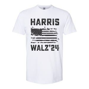 Harris Waltz 2024 Election Kamala Harris Tim Waltz 2024 Softstyle CVC T-Shirt