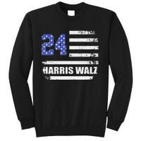 Harris Waltz 2024 Kamala Harris 2024 Tim Waltz 2024 Usa Flag Sweatshirt