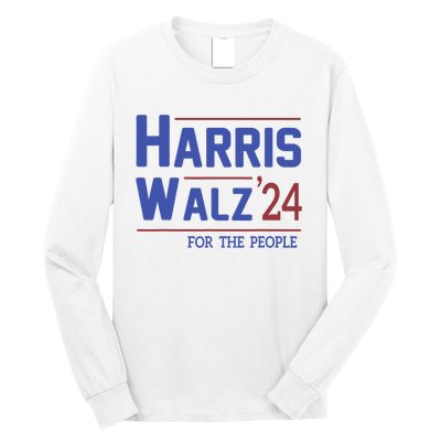 Harris Walz 2024 Election Kamala Harris Tim Waltz 2024 Long Sleeve Shirt