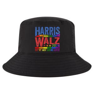 Harris Walz 2024 WeRe Not Going Back Lgbt Vote Cool Comfort Performance Bucket Hat