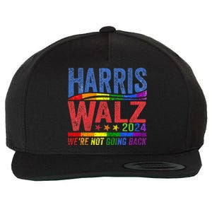 Harris Walz 2024 WeRe Not Going Back Lgbt Vote Wool Snapback Cap