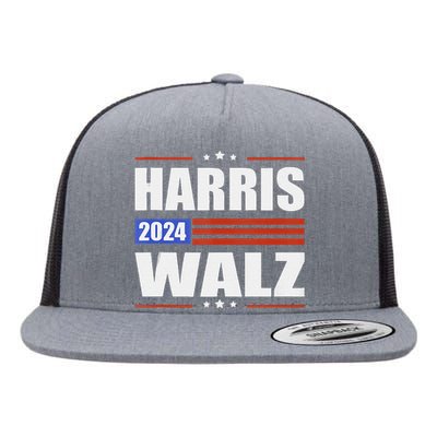 Harris Waltz 2024  Kamala Harris Tim Waltz 2024 Flat Bill Trucker Hat