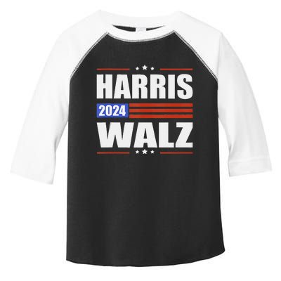 Harris Waltz 2024  Kamala Harris Tim Waltz 2024 Toddler Fine Jersey T-Shirt