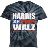 Harris Waltz 2024  Kamala Harris Tim Waltz 2024 Kids Tie-Dye T-Shirt